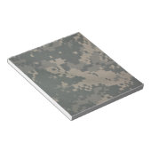 Acu Pattern Camouflage Troops Digital Art Peace Notizblock (angewinkelt)