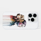 Acuarela Canina Labrador Retriever - Femenina iPhone Hülle (Rückseite (Horizontal))