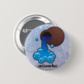 Acuariusknopf Button (Vorne & Hinten)