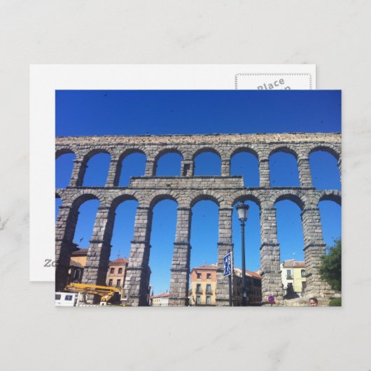 Acueducto de Segovia - Acueducto Postkarte (Vorne/Hinten)