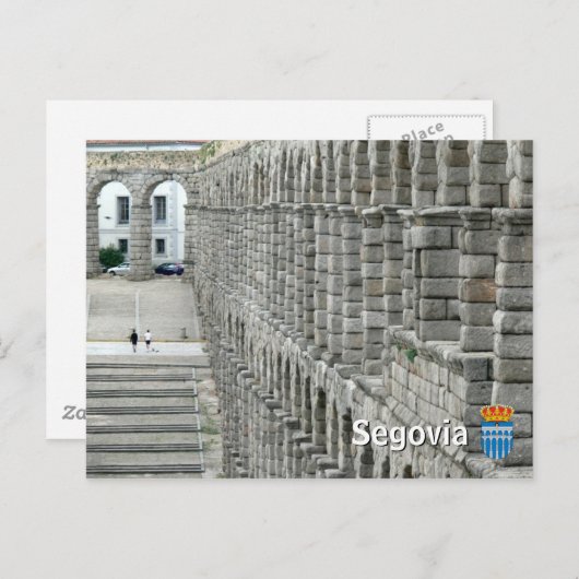 Acueducto de Segovia Postcard Postkarte (Vorne/Hinten)