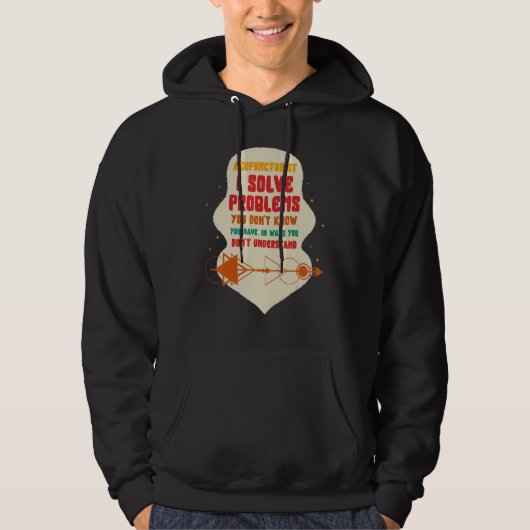 Acupuncture Acupuncturist I Solve Problems Needle Hoodie (Vorderseite)