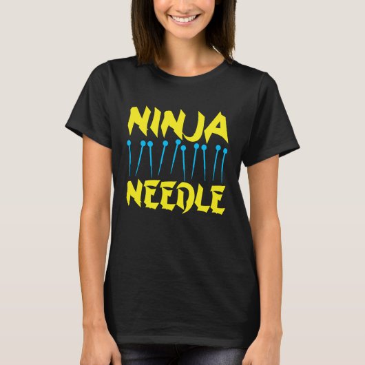 Acupuncture Ninja Needle Acupuncturist Acupuncture T-Shirt (Vorderseite)
