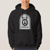 Acupuncture Peace Love Acupuncturist Needle Therap Hoodie (Vorderseite)