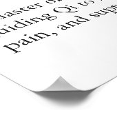 Acupuncture Qi Flow Wall Art for Clinic Office  Poster (Ecke)