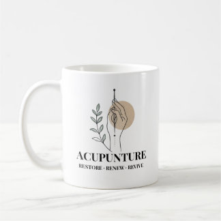 Acupuncture Therapy Mug Restore Renew Revive  Kaffeetasse