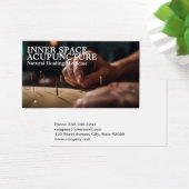 Acupuncturist Working on Client (Schreibtisch)