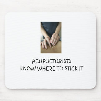 Acupuncturists wissen, wo man es haftet mousepad