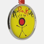 Acupunkture Verzierung Silbernes Ornament (Rechts)