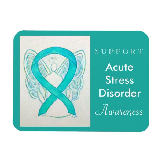 Acute Stress Disorder (ASD) Awareness Angel Magnet (Horizontal)