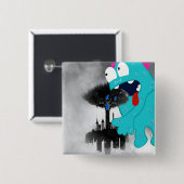 Acwop Button Schadstoffmonster (Vorne & Hinten)