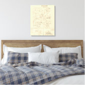 Acworth, Sullivan Landkreis Leinwanddruck (Insitu (Schlafzimmer))