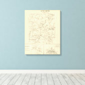 Acworth, Sullivan Landkreis Leinwanddruck (Insitu (Holzboden))