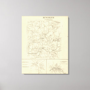 Acworth, Sullivan Landkreis Leinwanddruck