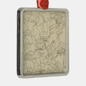 Acworth, Sullivan Landkreis Silbernes Ornament (Rechts)