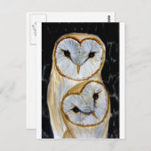ad2Barnowl10x15.jpg Postkarte (Vorne/Hinten)