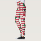 AD 001 - Digitales Weihnachtsmuster Leggings (Links)