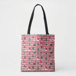 AD 001 - Digitales Weihnachtsmuster Tasche