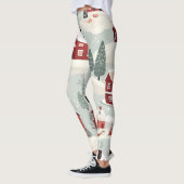 AD 002 - Digitales Weihnachtsmuster Leggings (Links)