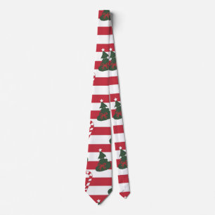 AD 003 - Digitales Weihnachtsmuster Krawatte