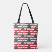 AD 003 - Weihnachts-Digitalmuster Tasche (Rückseite)