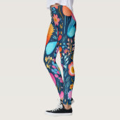 AD 010 - Digitales Muster für Blumen Leggings (Links)