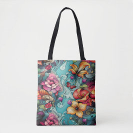 AD 020 - Digitales Muster für Blumen Tasche