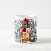 AD 021 - Weihnachtsfotografie Santa Claus 3d Kaffeetasse (Mittel)