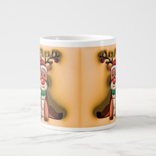AD 022 - Weihnachtsgrafik Rentier digital Jumbo-Tasse