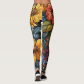AD 025 - Digitales Bildmuster für Blumen Leggings (Rückseite)