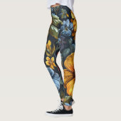AD 025 - Digitales Bildmuster für Blumen Leggings (Links)