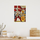 AD 1600 Schweizer Soldat Poster (Küche)