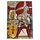 AD 1600 Schweizer Soldatendruck Mittlere Geschenktüte (Rückseite)