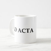 Ad acta kaffeetasse (Vorderseite Links)