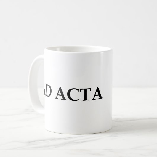 Ad acta kaffeetasse (Vorderseite Links)