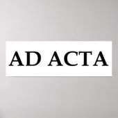 Ad acta poster (Vorne)