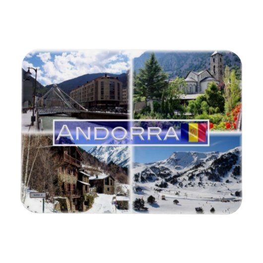 AD Andorra - Berge - Magnet (Horizontal)