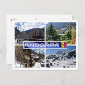 AD Andorra - Berge - Postkarte (Vorne/Hinten)