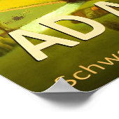 Ad Astra Aero Poster Lake Lucerne Schweizer Reise  (Ecke)