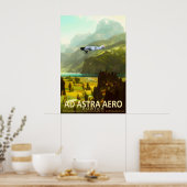 Ad Astra Aero Poster Lake Lucerne Schweizer Reise  (Küche)
