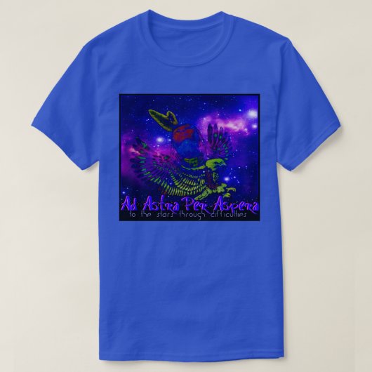 Ad Astra per Aspera durch Schwierigkeit auf die St T-Shirt (Design vorne)