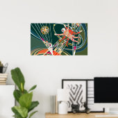 Ad Astra Per Aspera - Green Poster (Heimbüro)