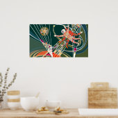 Ad Astra Per Aspera - Green Poster (Küche)