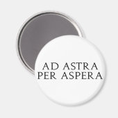 Ad Astra Per Aspera Magnet (Vorderseite/Rückseite)