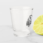 ad frau Vintag Schnapsglas (Links)
