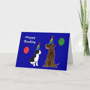 AD- Happy Birthday Puppy Card Karte