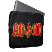 "AD/HD"-Rock Laptopschutzhülle (Vorne Rechts)