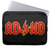 "AD/HD"-Rock Laptopschutzhülle (Vorderseite)
