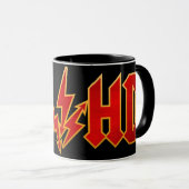 "AD/HD"-Rock Tasse (VorderseiteRechts)