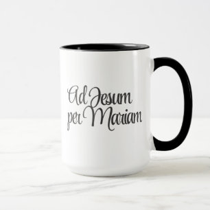 Ad Jesum per Mariam (Zu Jesus durch Maria) Kaffee Tasse